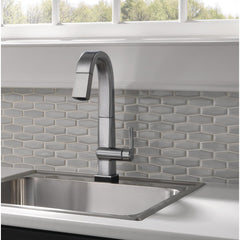 Pivotal Single Handle Pull Down Touch Bar Faucet in Arctic Stainless | product photo