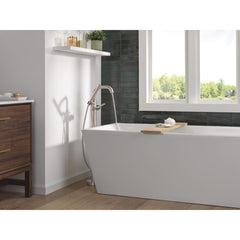 Floor Mount Tub Filler in Stainless | product photo