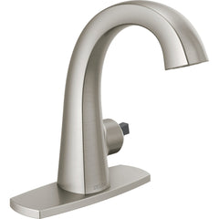Stryke Single Hole Bathroom Faucet with Drain Assembly and Diamond™ Seal Technology Less Handles in Stainless | product photo