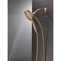 SureDock 7-Spray Magnetic Shower Head, High Pressure Handheld Shower Head, Hand Shower with Hose in Lumicoat Champagne Bronze | product photo