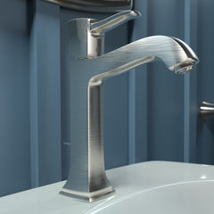 Metropol Classic Single-Hole Faucet 160 with Drain Assembly, 1.2 GPM in Brushed Nickel | product photo
