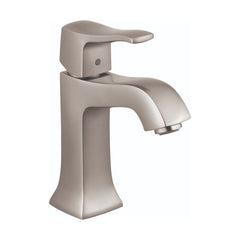 Metris C Single Hole Bathroom Faucet with Drain Assembly in Brushed Nickel | product photo