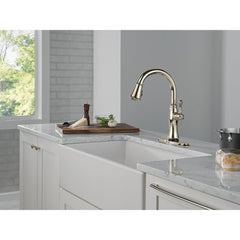 Cassidy Touchless Kitchen Faucet with Touch Technology in Lumicoat  Polished Nickel | product photo