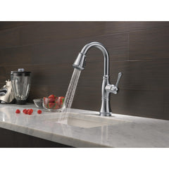 Cassidy™ Bar Faucet with Pull Down Sprayer in Lumicoat Arctic Stainless | product photo