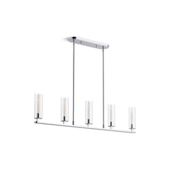 Kohler Crue 45 In. Linear Chandelier in Polished Chrome | product photo