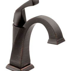 Dryden Single Hole Bathroom Faucet with Drain Assembly, Single Handle Bathroom Sink Faucet in Venetian Bronze | product photo