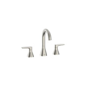 2-handle Bathroom Faucet with Drain Assembly in Brushed Nickel