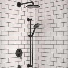 Wallbar, 36" 3-Inch Transitional Wallbar, 04832820 in Matte Black | product photo