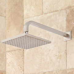 Ryle Complete Thermostatic Shower System with Rough-in Valve in Brushed Nickel | product photo
