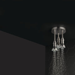 Pendant Full Rain Shower Head H2Okinetic® in Stainless Steel | product photo