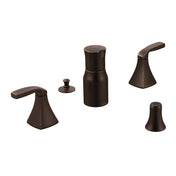 Voss Double Handle Widespread Vertical Spray Bidet Faucet in Oil Rubbed Bronze