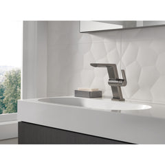 Pivotal Single Hole Bathroom Faucet with Drain Assembly and DIAMOND™ Seal Technology in Black Stainless | product photo