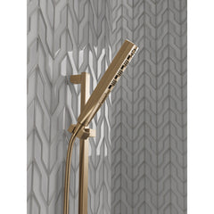 Tetra H2Okinetic Handheld Shower Head with Slide Bar, Hand Shower, Hand Held Shower with Hose in Gold | detail photo