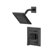 Complete Shower System in Matte Black