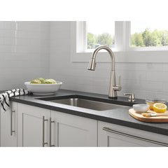 Lenta Touchless Kitchen Faucet in Spotshield Stainless | product photo
