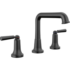 Saylor Matte Black Bathroom Faucet 3 Hole | product photo