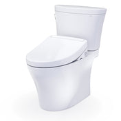 WASHLET®+ Aquia IV® Arc Two-Piece Elongated Dual Flush 1.28 and 0.9 GPF Toilet with S5 Bidet Seat, Cotton White - MW4483446CEMFGN#01