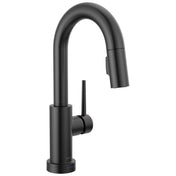 Trinsic Touch2O Bar / Prep Faucet with Touchless Technology in Matte Black