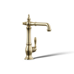 Artifacts Bar Faucet in Vibrant French Gold | product photo