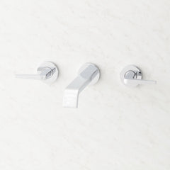 Drea Wall Mounted Tub Filler in Chrome | product photo