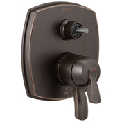 17 Series Integrated Diverter Trim with Three Function Diverter Less Diverter Handle in Venetian Bronze