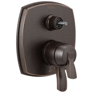 17 Series Integrated Diverter Trim with Three Function Diverter Less Diverter Handle in Venetian Bronze