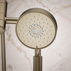 Kohler Purist 2-In-1 Multifunction Shower Combo Kit, Showerhead and Handshower, Three Spray Settings | detail photo