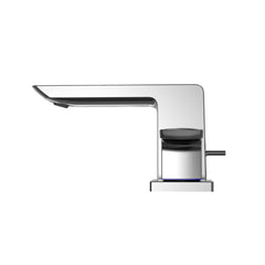 GR Series 1.2 GPM Two Handle Widespread Bathroom Sink Faucet with Drain Assembly, Polished Chrome | product photo