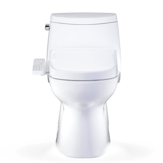 WASHLET+® Carlyle® II One-Piece Elongated 1.28 GPF Toilet and WASHLET+® S2 Bidet Seat, Cotton White - MW6143346CEFG#01