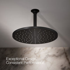 Kohler Contemporary 12" Round Single-Function Rainhead, Round Rain Showerhead, 2.5 Gpm | product photo