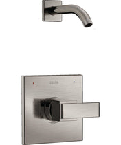 Ara 14 Series Single-Function Shower Trim Kit, Stainless (Valve and Shower Head Not Included) in Brilliance Stainless