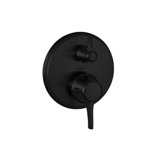 Ecostat Thermostatic Shower Trim with Volume Control Valve Trim Only in Matte Black