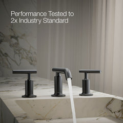 Kohler Purist Widespread Bathroom Faucet with Drain Assembly | product photo