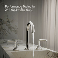 Kohler Occasion Single Hole Bathroom Faucet Spout in Vibrant Polished Nickel | product photo