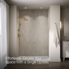 Kohler Awaken Tub & Shower Faucet in Brushed Brass | product photo