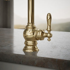 Artifacts Beverage Faucet in Gold | detail photo