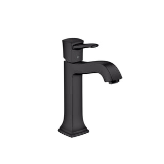 Metropol Classic Single-Hole Faucet 160 with Drain Assembly, 1.2 GPM in Matte Black