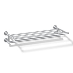 Kohler Purist 24" Hotelier Metal Wall-Mount Bathroom Shelf, Towel Holder | product photo