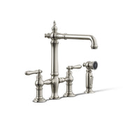 Artifacts Bridge Faucet in Vibrant Polished Nickel