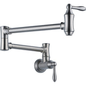 Traditional Pot Filler Kitchen Faucet in Arctic Stainless