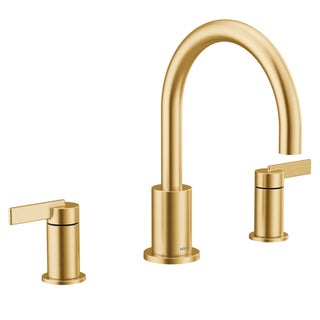 CIA 2-Lever Handle Roman Bath Faucet in Brushed Gold