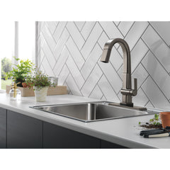 Pivotal Single Handle Pull Down Touch Bar Faucet in Arctic Stainless | product photo