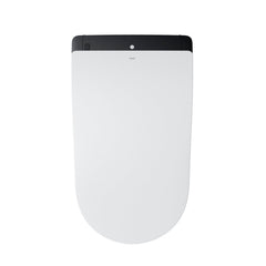 NEOREST® LS Dual Flush 1.0 or 0.8 GF Integrated Bidet Toilet, Cotton White with Black Trim in Cotton/Black | product photo
