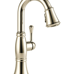 Cassidy™ Bar Faucet with Pull Down Sprayer in Lumicoat Polished Nickel | product photo