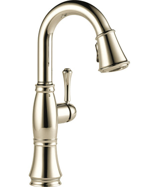 Cassidy™ Bar Faucet with Pull Down Sprayer in Lumicoat Polished Nickel