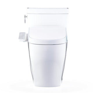 WASHLET+® Aimes One-Piece Elongated 1.28 GPF Toilet and WASHLET S2 Bidet Seat, Cotton White - MW6263346CEFG#01
