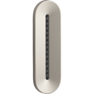 Statement Oblong Vichy 2.5 Gpm Body Spray in Vibrant Brushed Nickel