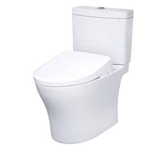 Aquia® IV 1.28 GPF S7A Auto Flush Elongated Floor Mounted Two-Piece Toilet (Seat Included) in White