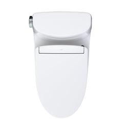 WASHLET+® Carlyle® II One-Piece Elongated 1.28 GPF Toilet and WASHLET+® S5 Bidet Seat, Cotton White - MW6143446CEFG#01 | product photo