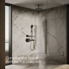 Kohler Contemporary 12" Round Single-Function Rainhead, Round Rain Showerhead, 2.5 Gpm | product photo